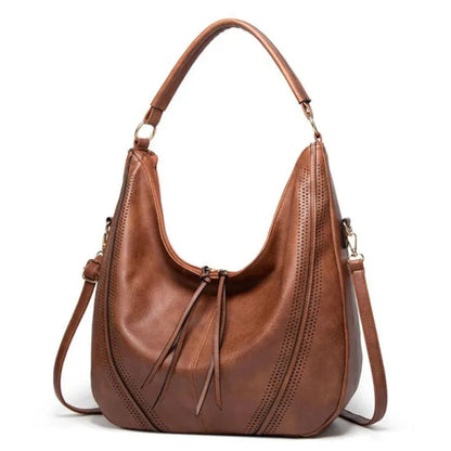 Klassische Und Vielseitige Vintage-Ledertasche