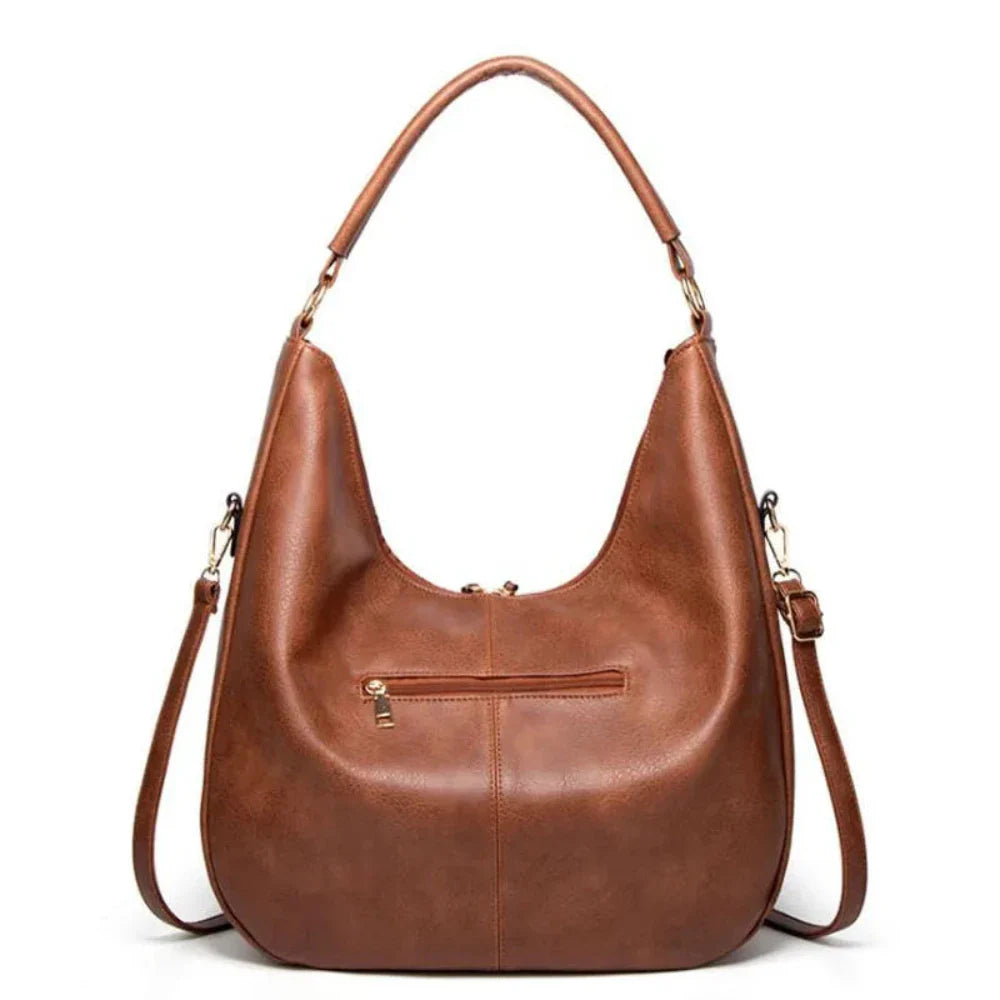 Klassische Und Vielseitige Vintage-Ledertasche