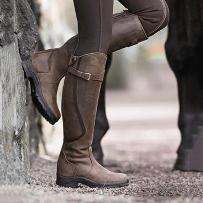 Elegante Stiefel Mit Schnallendetail