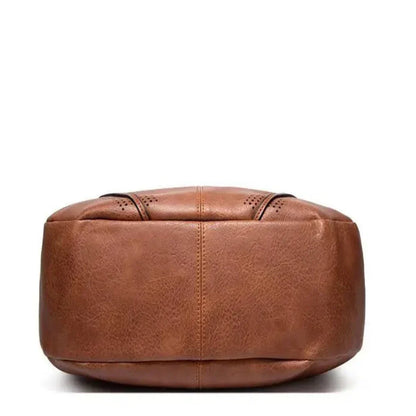 Klassische Und Vielseitige Vintage-Ledertasche