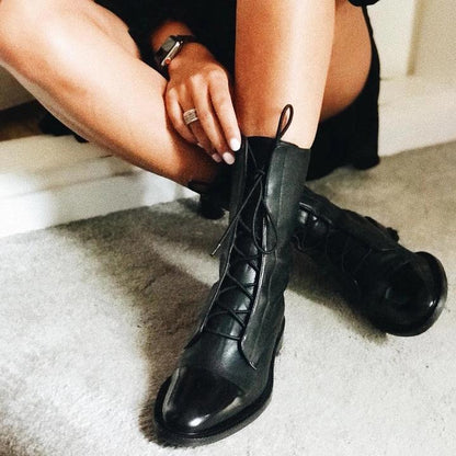 Vintage Damenstiefel Mit Absatz