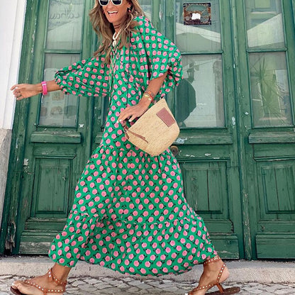 Grünes Sommerkleid