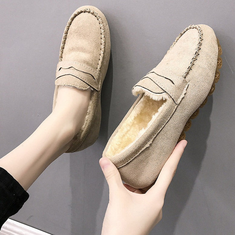 Freizeitschuhe Mit Plüsch-Innenausstattung