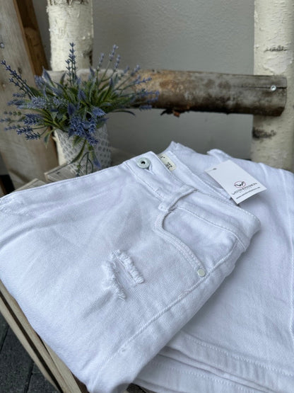 Stylische Hose Mit Ripp-Details