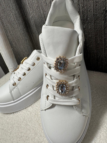 Basic-Sneaker Mit Dicker Sohle