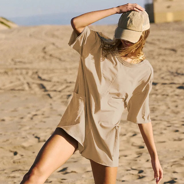 Schlichtes, Elegantes Design T-Shirt Overall
