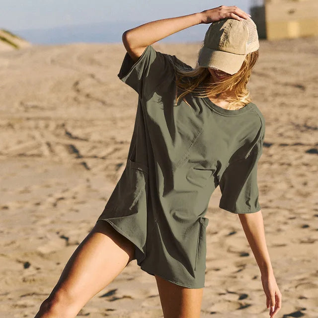 Schlichtes, Elegantes Design T-Shirt Overall