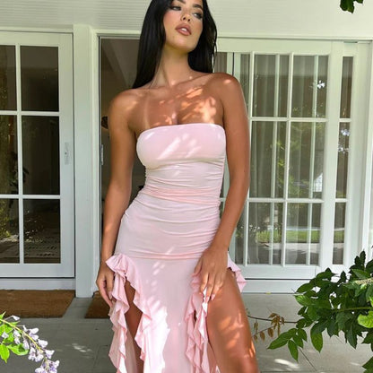 Elegantes Trägerloses Minikleid