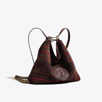 Elegante Tasche İm Retro-Canvas-Design