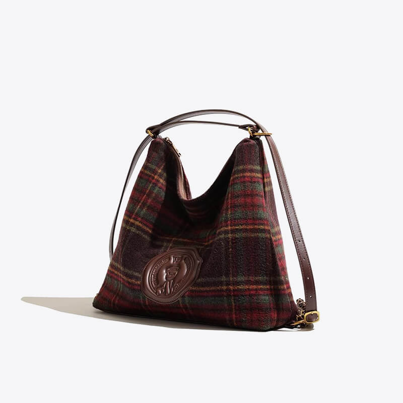 Elegante Tasche İm Retro-Canvas-Design