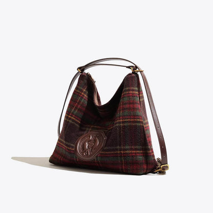 Elegante Tasche İm Retro-Canvas-Design