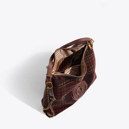 Elegante Tasche İm Retro-Canvas-Design