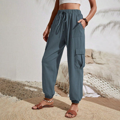 Schlichte Cargo-Freizeithose
