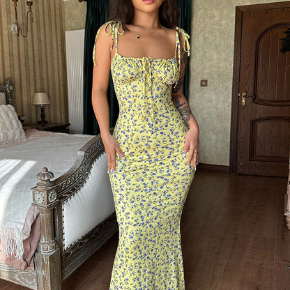 Maxikleid Mit Blumenmuster