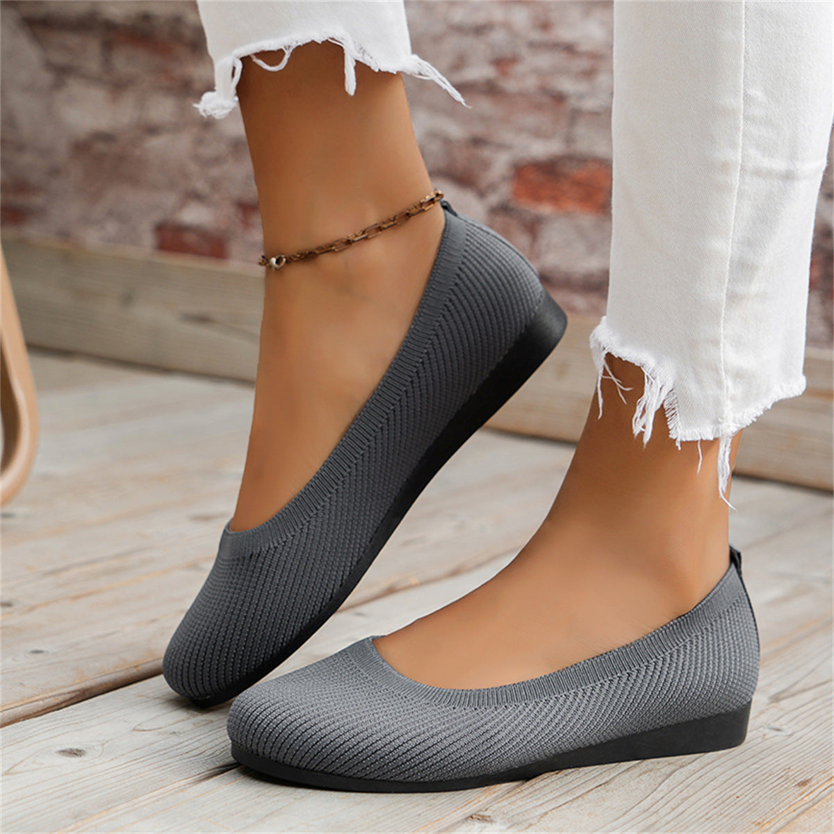 Modische Orthopädische Schuhe Mit Niedrigem Absatz Für Damen