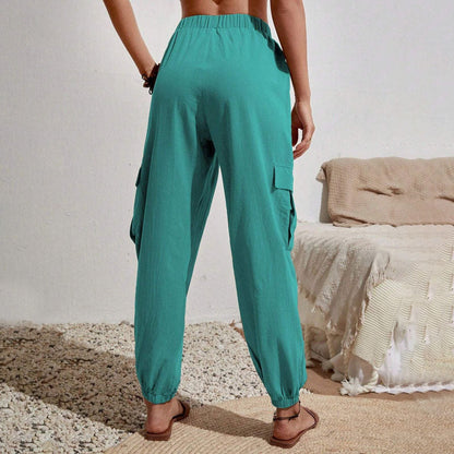 Schlichte Cargo-Freizeithose