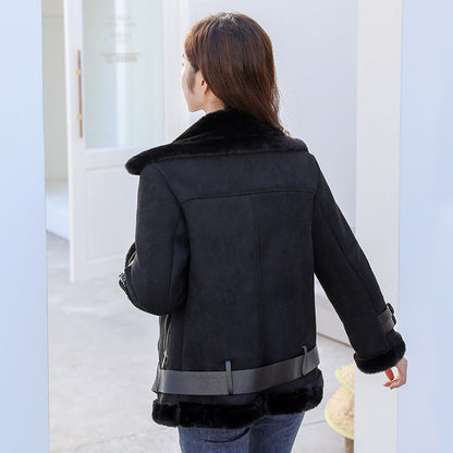 Stilvolles Design, Elegante Plüschjacke