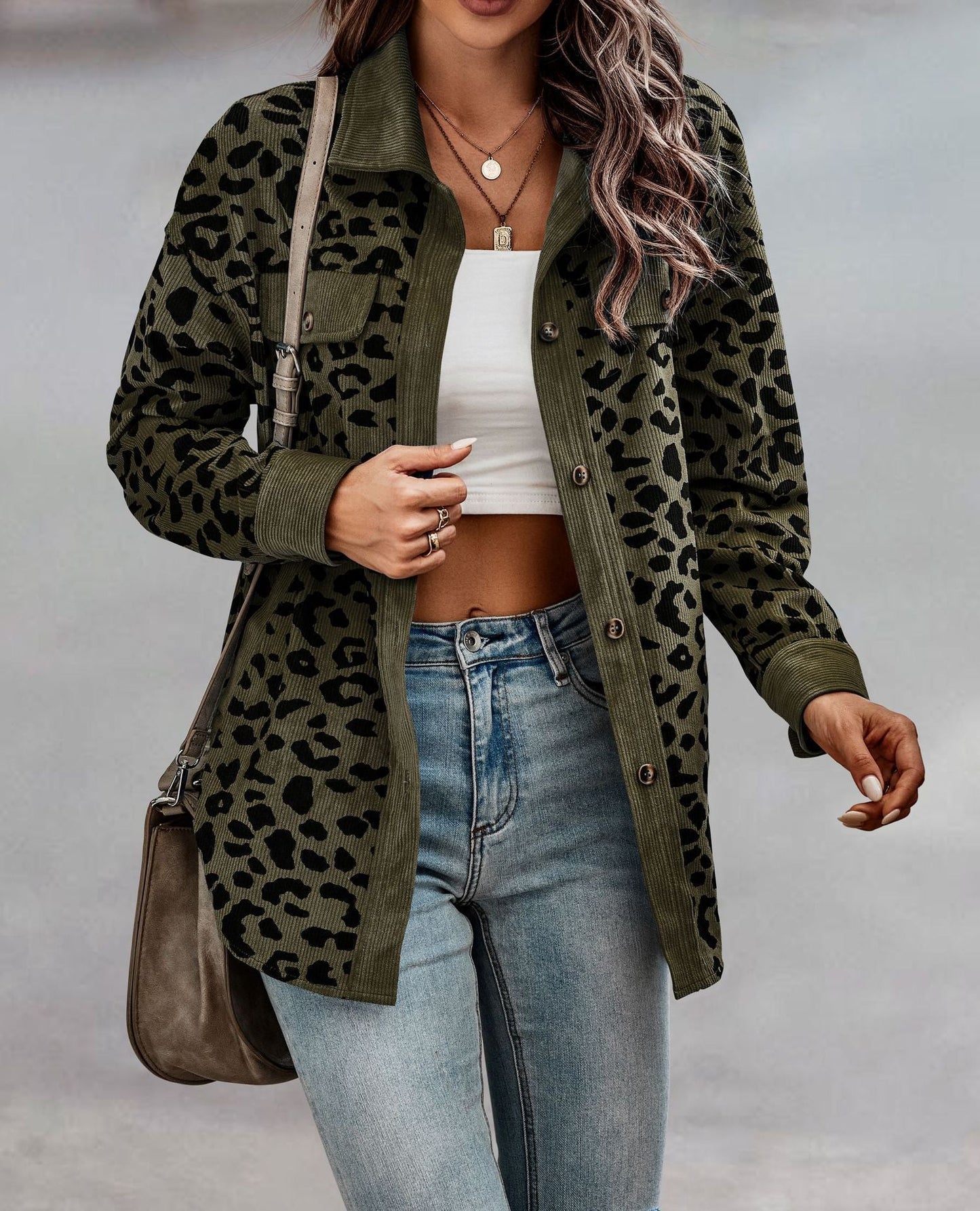 Elegante Gemusterte Jacke