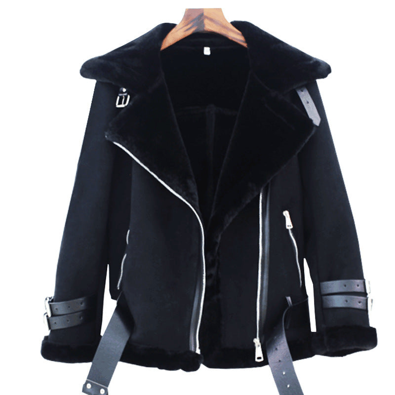 Stilvolles Design, Elegante Plüschjacke