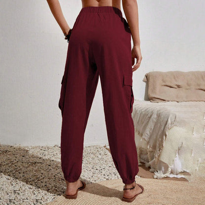 Schlichte Cargo-Freizeithose