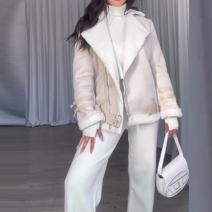 Stilvolles Design, Elegante Plüschjacke