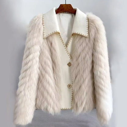 Kleine Und Weiche Vintage-Jacke