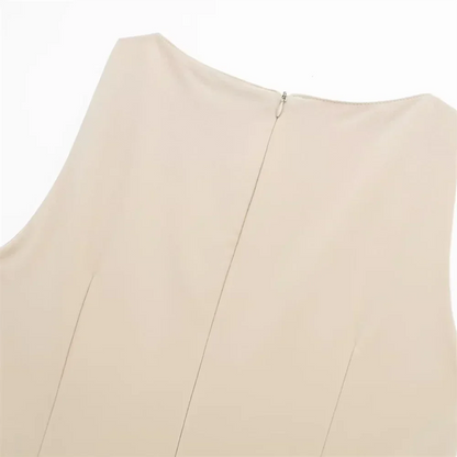 Minikleid Mit Doppelgürteldetail