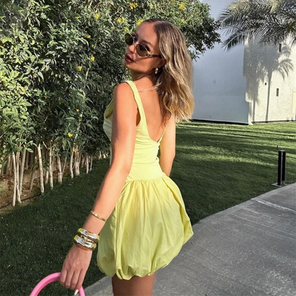 Retro Sommer Minikleid
