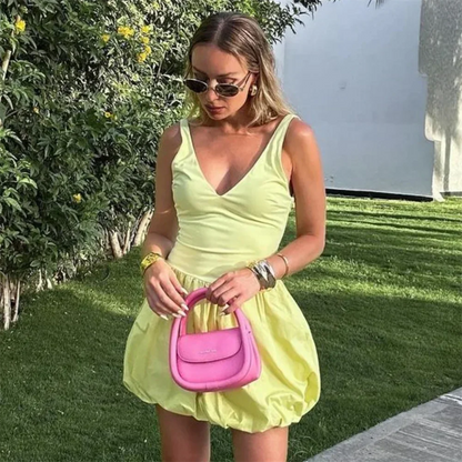 Retro Sommer Minikleid