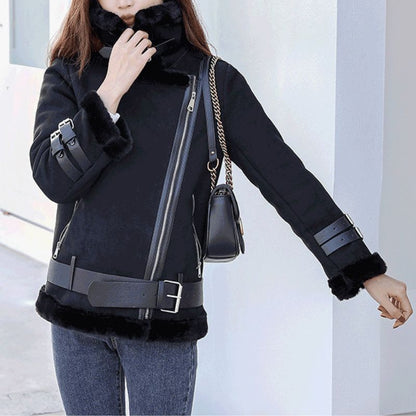 Stilvolles Design, Elegante Plüschjacke