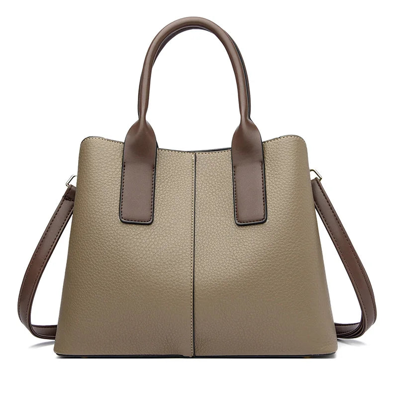 Große Schulterhandtasche İm Stilvollen Design Mit Kreuzdetail