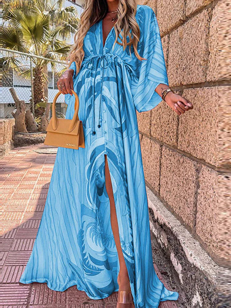 Stilvolles Bedrucktes Strandkleid