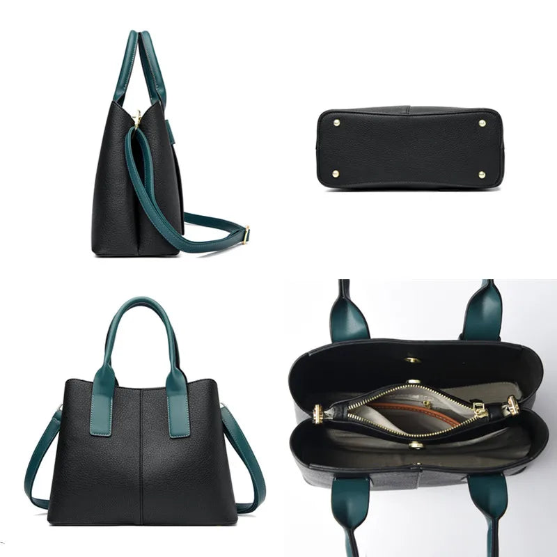 Große Schulterhandtasche İm Stilvollen Design Mit Kreuzdetail