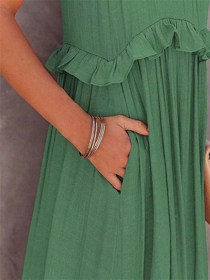 Geräumiges Maxi-Sommerkleid