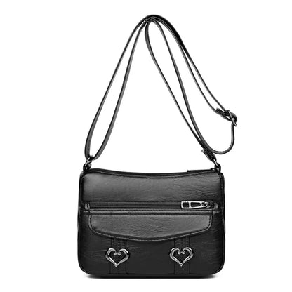 Vintage-Umhängetasche Mit Mehreren Taschen