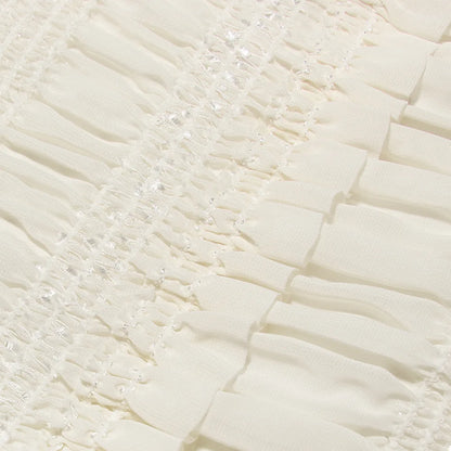 Maxi-Slipkleid Mit Plissierung