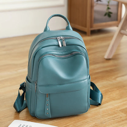 Hochwertiger Damenrucksack Aus Leder