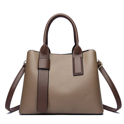 Große Schulterhandtasche İm Stilvollen Design Mit Kreuzdetail