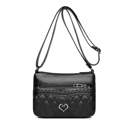 Vintage-Umhängetasche Mit Mehreren Taschen