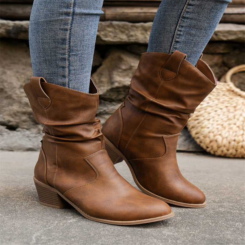 Stilvolles Design, Niedrige Stiefel