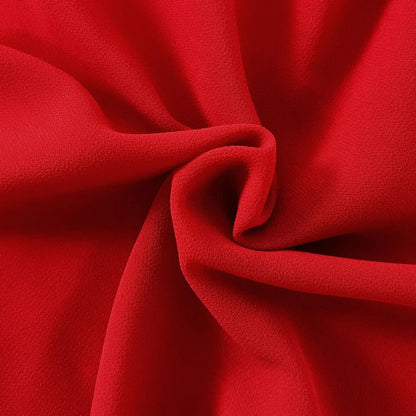 Rotes Chiffon-Maxikleid Mit Spaghettiträgern
