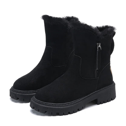 Stilvolle Und Funktionale Winterstiefel Mit Knöchelreißverschluss