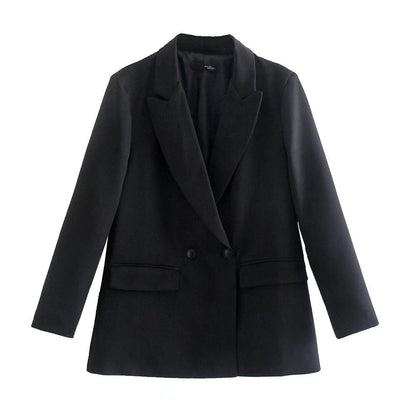 Stilvolle Blazerjacke Mit Klassischem Kragen