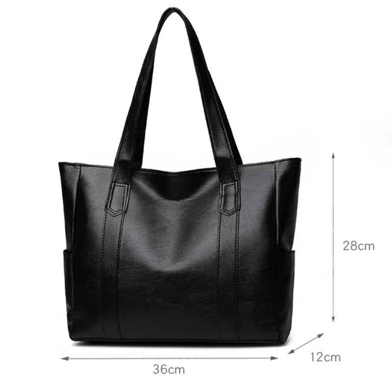 Stilvolle Einfarbige Schultertasche Mit Reißverschluss Für Damen
