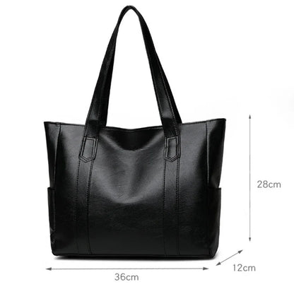 Stilvolle Einfarbige Schultertasche Mit Reißverschluss Für Damen