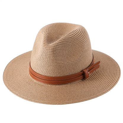 56–60 Cm Breiter Krempe, Sonnenschutz, Stroh-Strandhut Für Den Sommer
