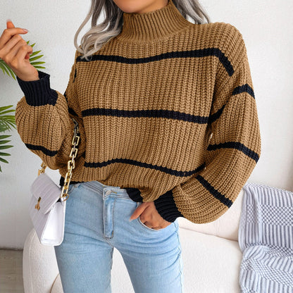 Stylischer Pullover Mit Streifendetail