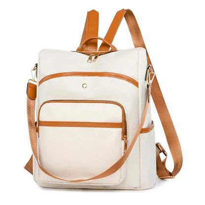 Reiserucksack Damen Nylon Wasserdichter Laptop-Rucksack