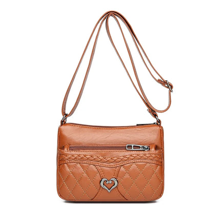 Vintage-Umhängetasche Mit Mehreren Taschen