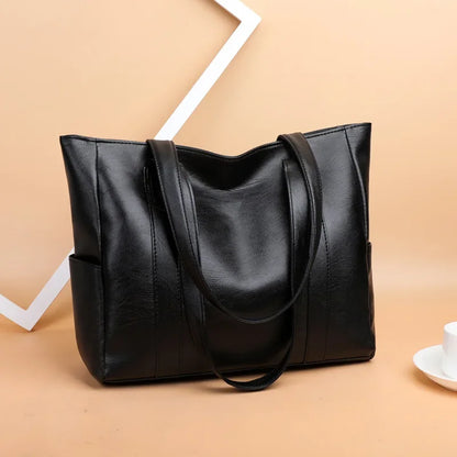 Stilvolle Einfarbige Schultertasche Mit Reißverschluss Für Damen